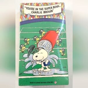 Snoopy Superbowl Tape VHS